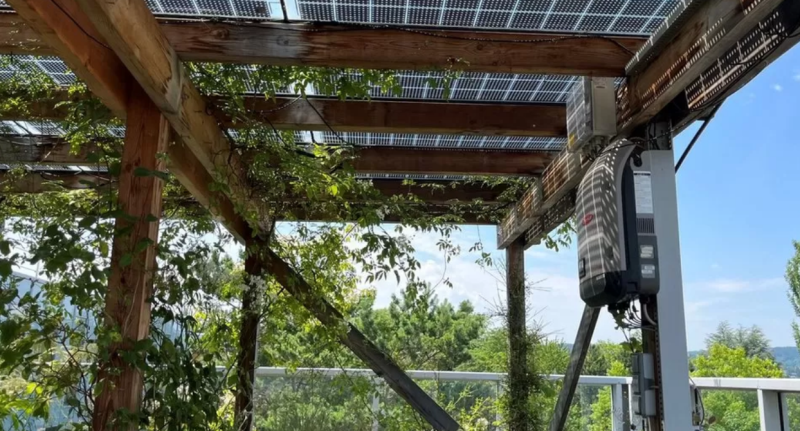 Urban oases combine roof gardens and solar panels