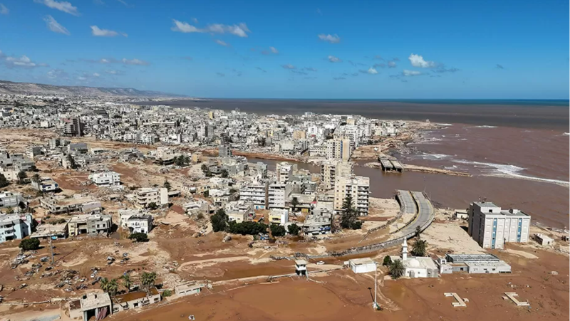 Libya flood: Satellite images and aerial photographs show destruction