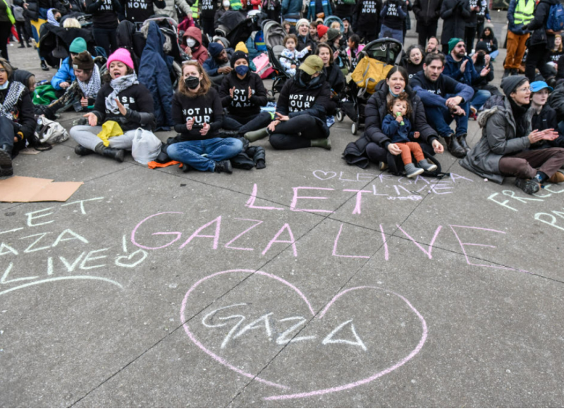 US Jewish group protests in eight cities for Gaza ceasefire